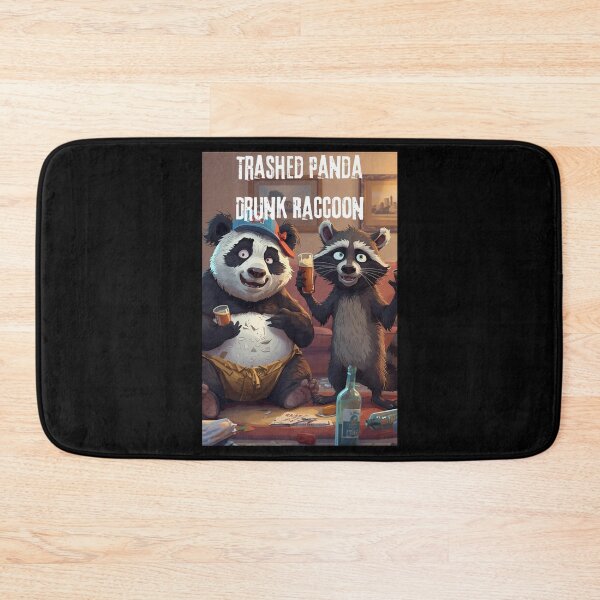 Item preview, Trashed Panda Drunk Raccoon designed and sold by JI-PIXEL-PLACE.
