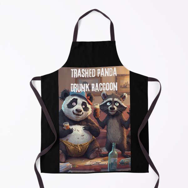 Item preview, Trashed Panda Drunk Raccoon designed and sold by JI-PIXEL-PLACE.