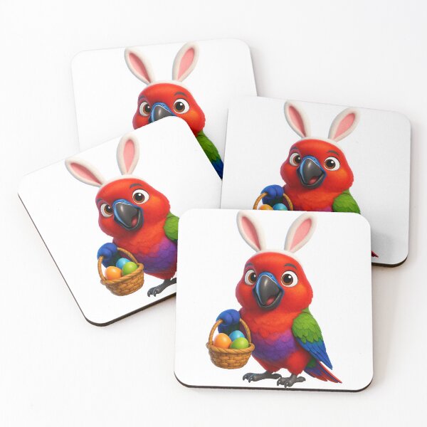 Item preview, Easter Female Eclectus Parrot designed and sold by Sillytoe.