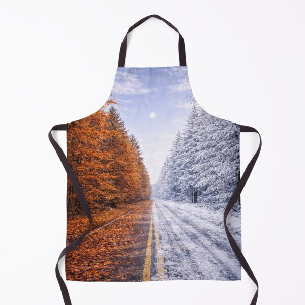 Item preview, Between Seasons – Autumn to Winter Road Puzzle designed and sold by NAJURE.