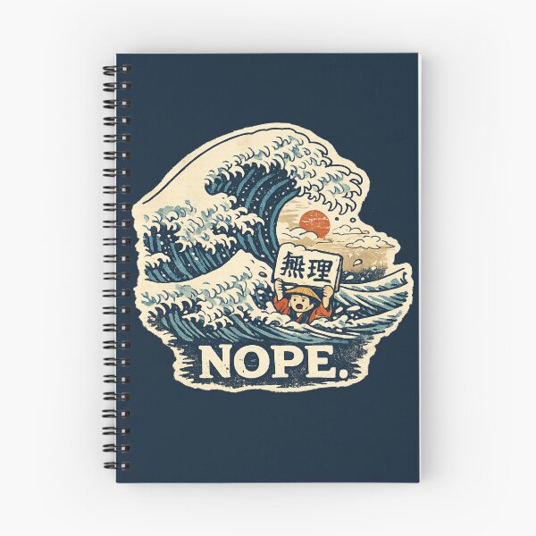 Item preview, 無理 (Muri) NOPE – Japanese Woodblock Wave Meme designed and sold by Planthem.