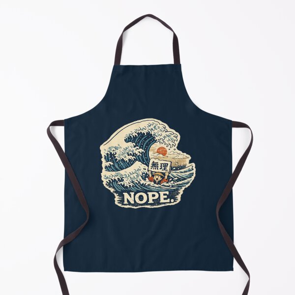 Item preview, 無理 (Muri) NOPE – Japanese Woodblock Wave Meme designed and sold by Planthem.