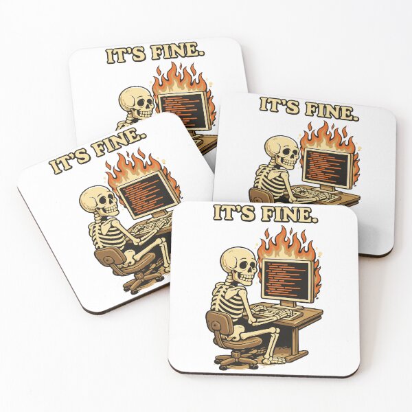 Item preview, Skeleton Programmer in Chaos Meme designed and sold by -DEEWOLF-.