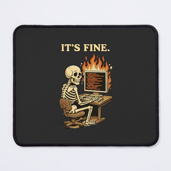 Item preview, Skeleton Programmer in Chaos Meme designed and sold by -DEEWOLF-.