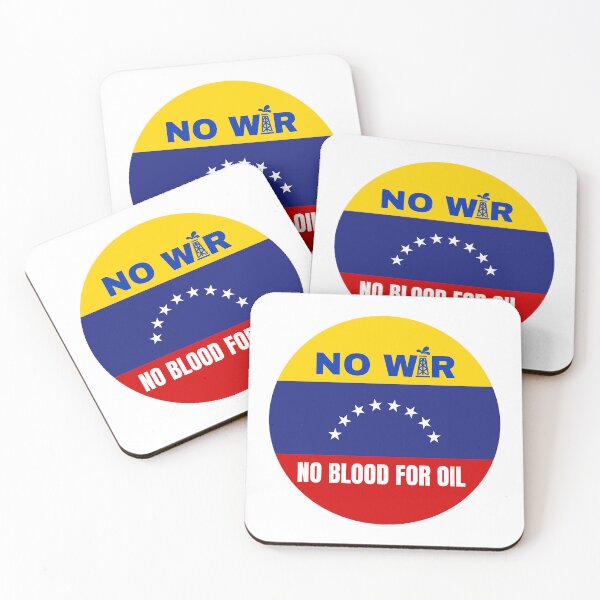 Item preview, No Blood For Oil Venezuela Anti War Protest designed and sold by Star3NowForMe.
