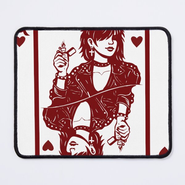 Item preview, Punk Queen of Hearts Card – Edgy Valentine Aesthetic designed and sold by MoeJoedesign .