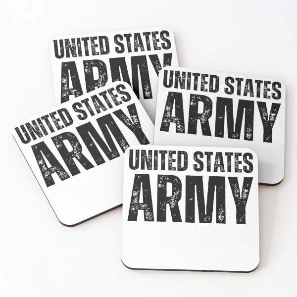 Item preview, United States Army – Bold Patriotic Military Design black worn look font designed and sold by GFamilyC.