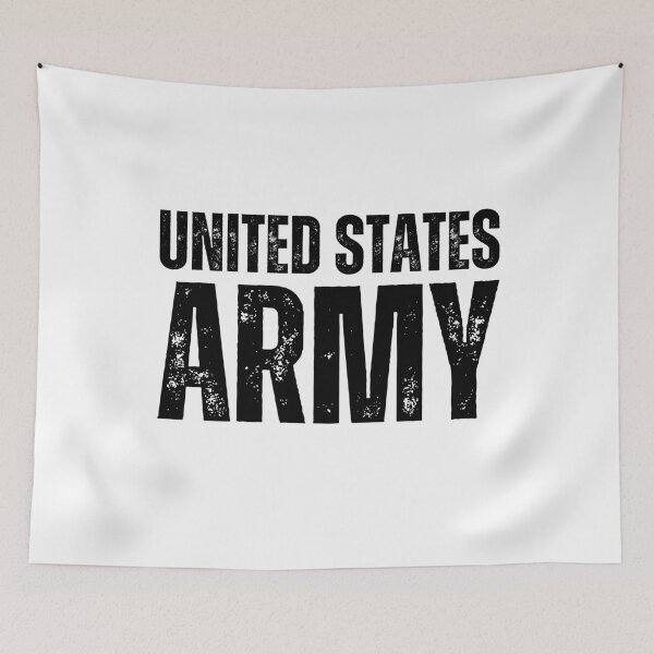 Item preview, United States Army – Bold Patriotic Military Design black worn look font designed and sold by GFamilyC.