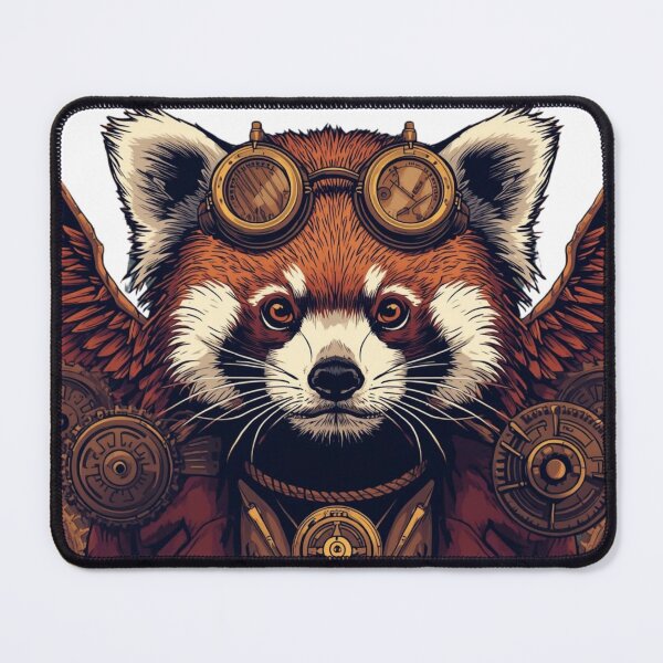 Item preview, "Victoriously Endangered" - Steampunk Red Panda designed and sold by Grizzlysales.