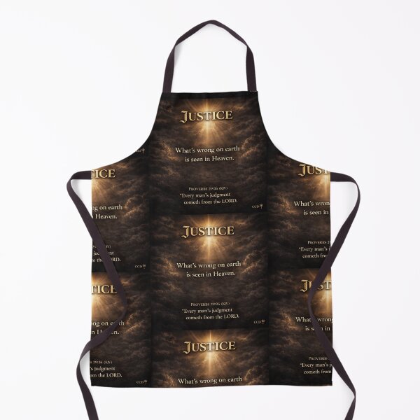 Item preview, justice whats wrong on earth is seen in heaven designed and sold by OCD_JESSICA.