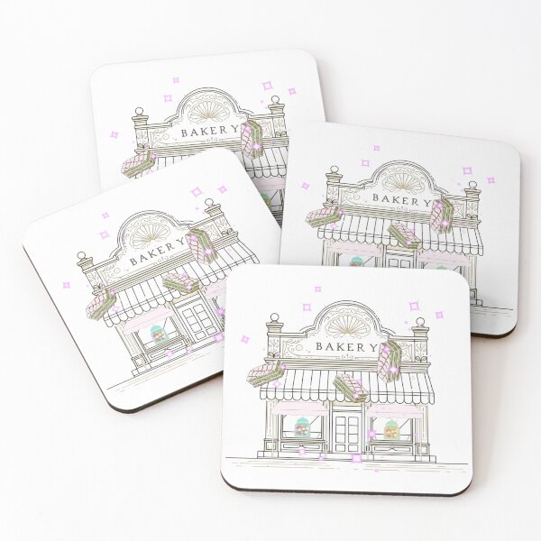 Item preview, Magical Bakery Illustration – Dreamy Cake Shop with Floating Desserts designed and sold by Sugar Wisdom .