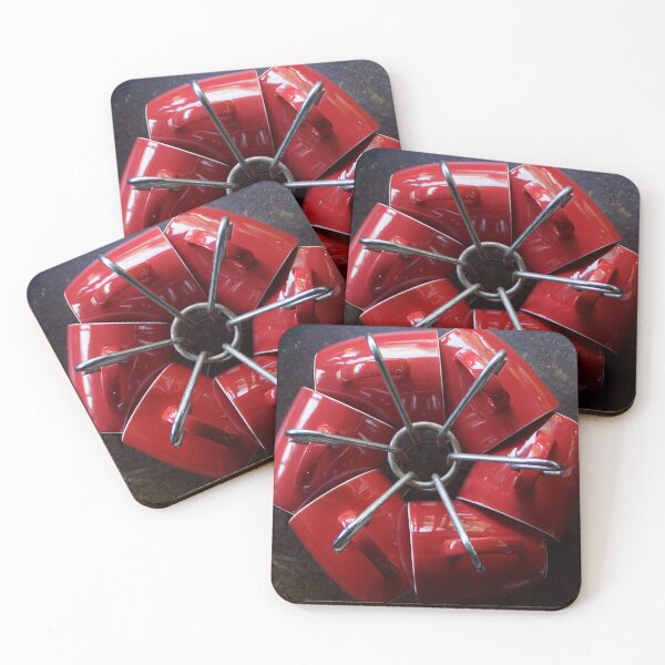 Item preview, Six Red Mugs Circle - Magpie Springs designed and sold by MagpieSprings.