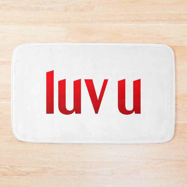 Item preview, Luv U, Red Simple Classy  designed and sold by Memes N Lore .