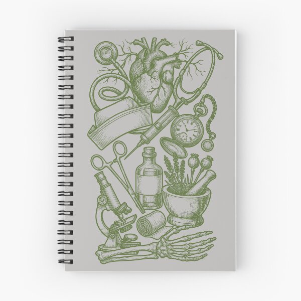 Item preview, Sage Green Herbal Medicine - Vintage Nursing Chart designed and sold by DigitalGlade.