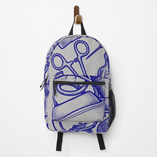 Item preview, Navy Blue Anatomy Blueprint - Clinical Medicine Art designed and sold by DigitalGlade.