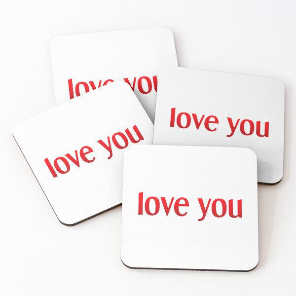 Item preview, Love You, Red Simple Classy  designed and sold by Memes N Lore .
