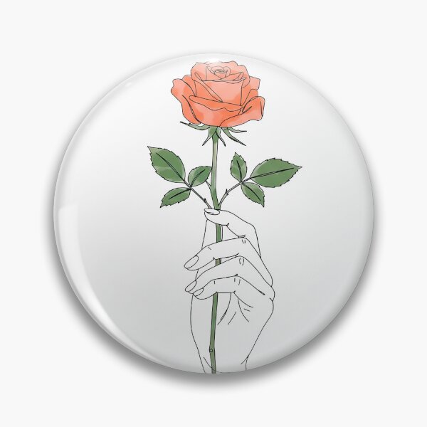 Item preview, Minimalist watercolor rose designed and sold by RICAMTP.