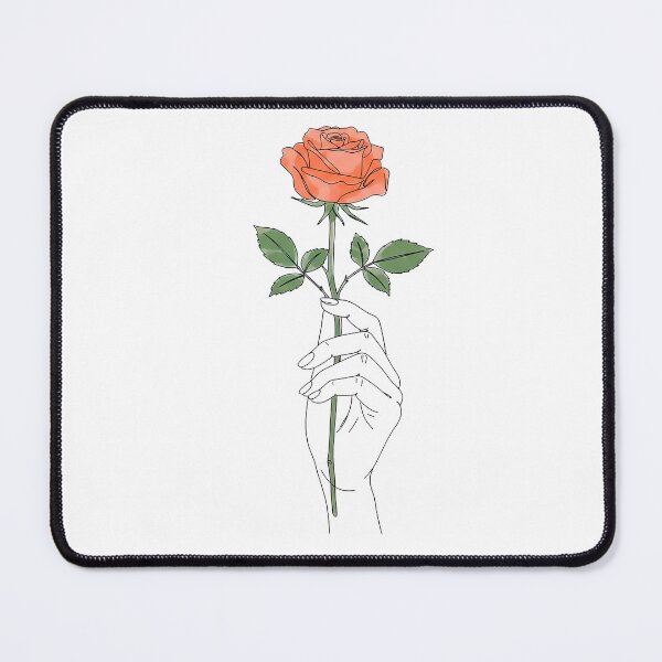 Item preview, Minimalist watercolor rose designed and sold by RICAMTP.