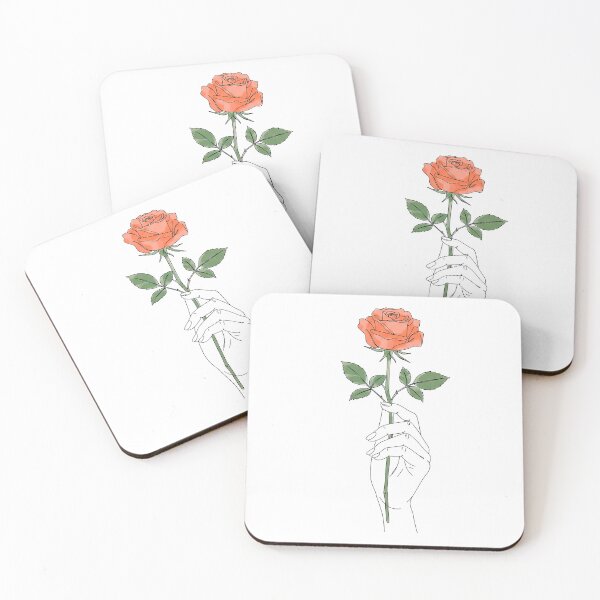 Item preview, Minimalist watercolor rose designed and sold by RICAMTP.
