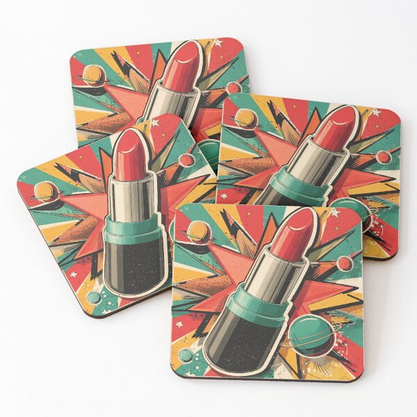 Item preview, Cosmic Kiss: Lipstick in Orbit designed and sold by ForeverPrintsOK.