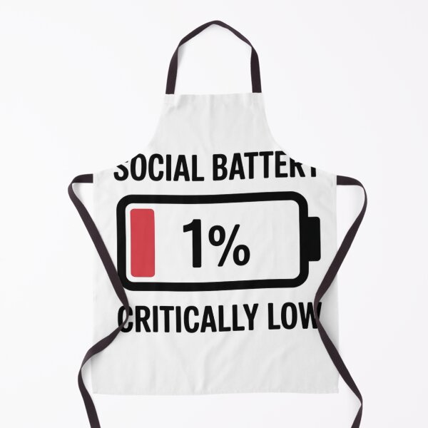 Item preview, Funny Social Battery Low Introvert Anxiety Humor Gift Shirt designed and sold by QuikFun.