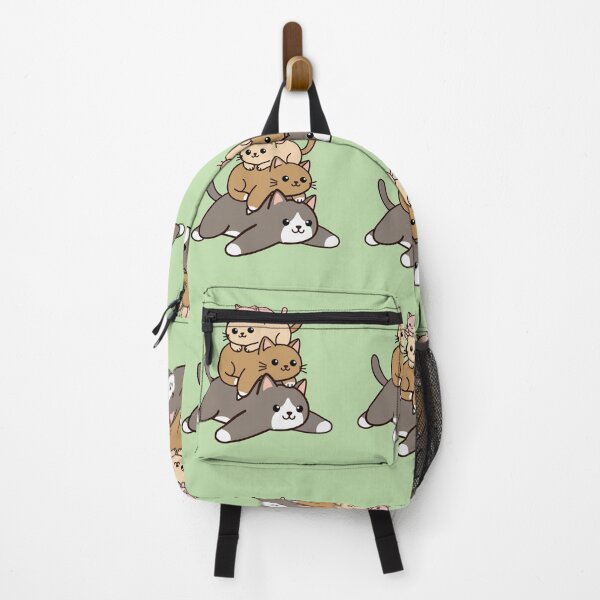 Item preview, Kawaii Cat Stack Pullover Hoodie - Cute Kitten Pile Chibi Art designed and sold by JhayDesign.