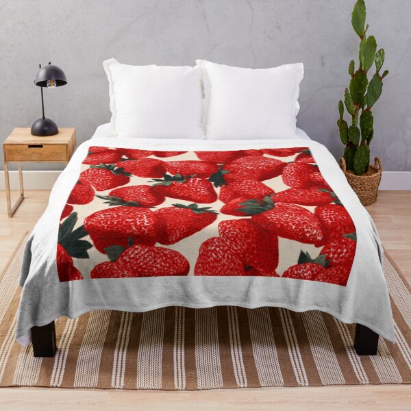 Item preview, Tasty strawberry pattern designed and sold by SmileshareShop.