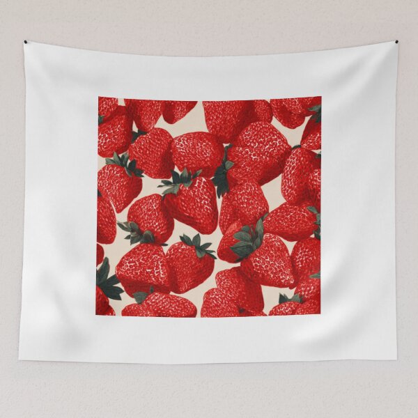Item preview, Tasty strawberry pattern designed and sold by SmileshareShop.
