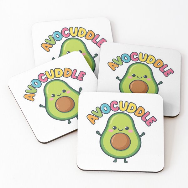 Item preview, Avocuddle Cute Avocado designed and sold by Erik Visnievskij.