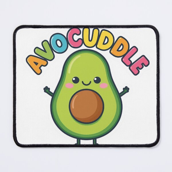 Item preview, Avocuddle Cute Avocado designed and sold by Erik Visnievskij.