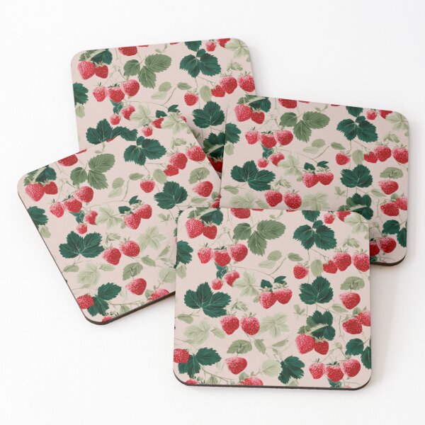 Item preview, Tasty strawberry pattern designed and sold by SmileshareShop.