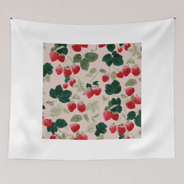 Item preview, Tasty strawberry pattern designed and sold by SmileshareShop.