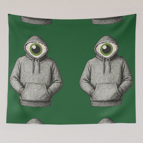 Item preview, Watching You - Weirdcore Eye Hoodie Surreal Art designed and sold by Pukisdaizi.