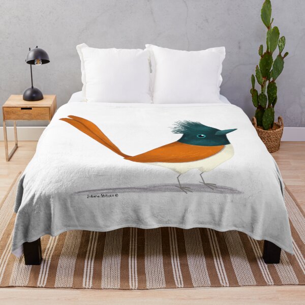 Item preview, Indian Paradise Flycatcher designed and sold by julianamotzko.
