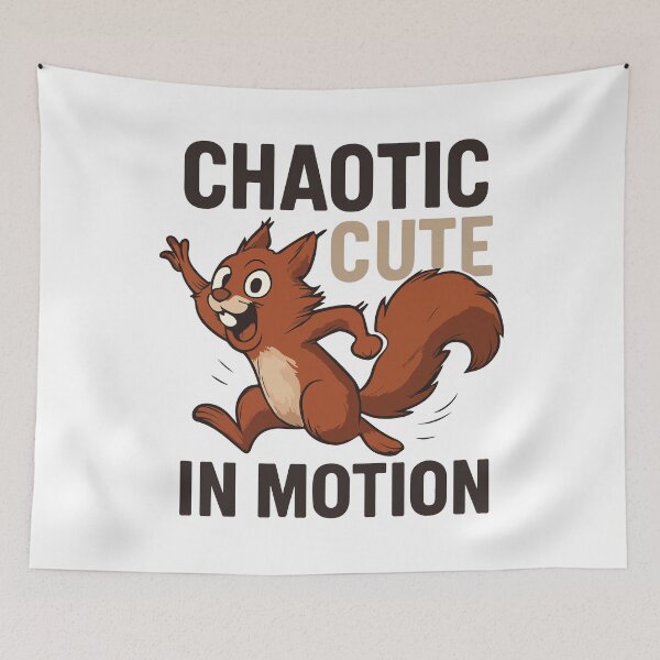 Item preview, Chaotic Cute Squirrel in Motion designed and sold by storelibertys.