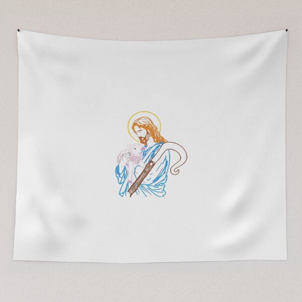 Item preview, Neon Jesus Graffiti Shepherd Art designed and sold by Color for Balance .