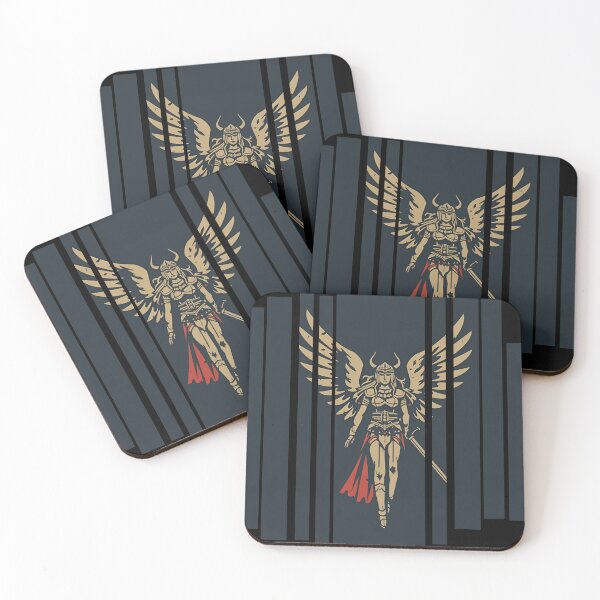 Item preview, Valkyrie warrior with wings and sword in hand text Chooser of the Slain A heroic female warrior 2 designed and sold by Neon G.
