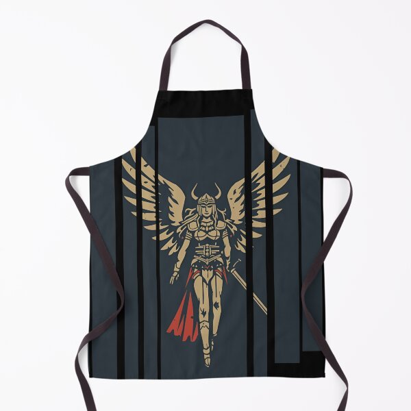 Item preview, Valkyrie warrior with wings and sword in hand text Chooser of the Slain A heroic female warrior 2 designed and sold by Neon G.
