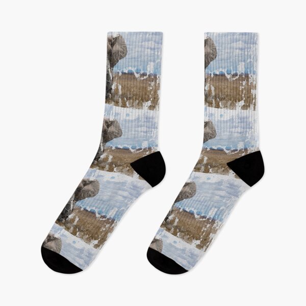 Item preview, Elephant Watercolor Africa Safari Wildlife Abstract designed and sold by ArtNatureStore.