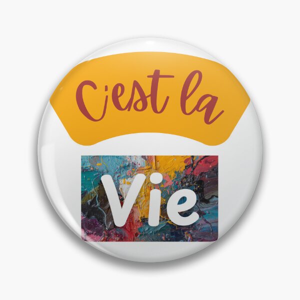 Item preview, "C'est La Vie" phrase artwork designed and sold by AndysTeeShop.