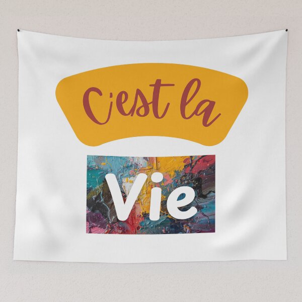 Item preview, "C'est La Vie" phrase artwork designed and sold by AndysTeeShop.