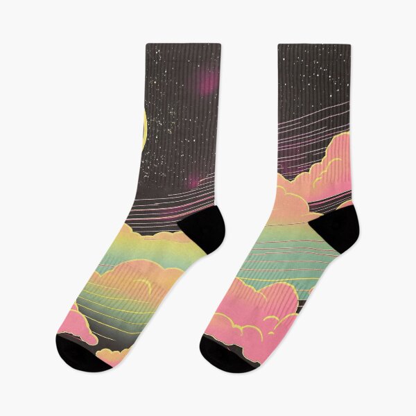 Item preview, Colorful sunset with stylized clouds designed and sold by anytka.