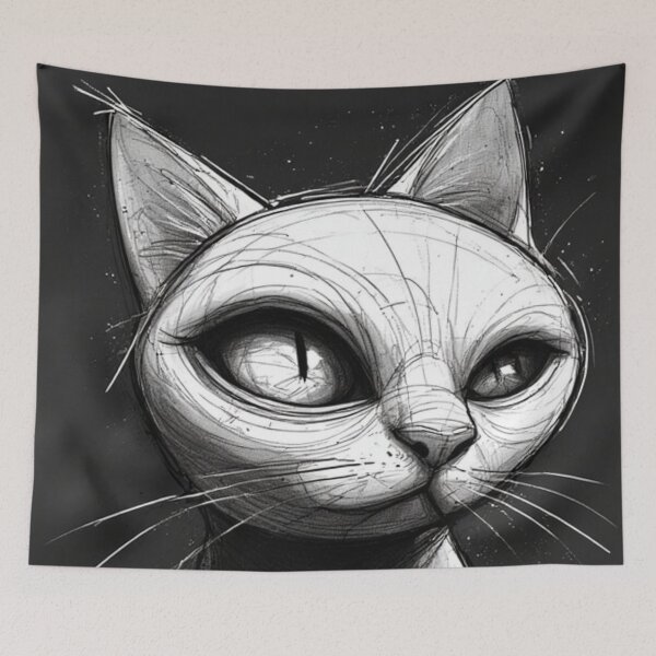 Item preview, Whiskers in the Void designed and sold by SabaMirzique.