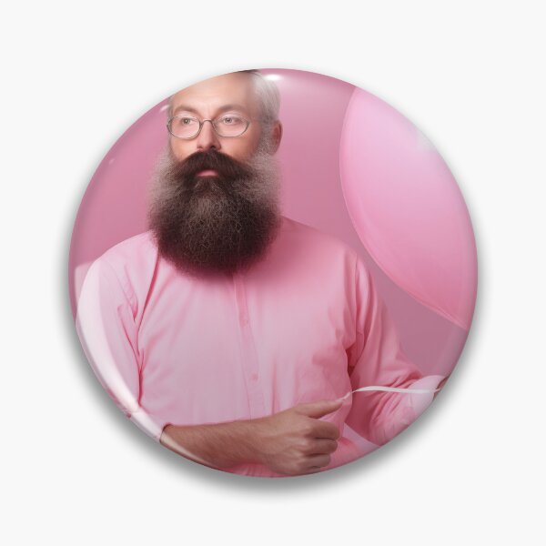 Item preview, Graceful Bearded Dancer with Pink Balloon designed and sold by anytka.