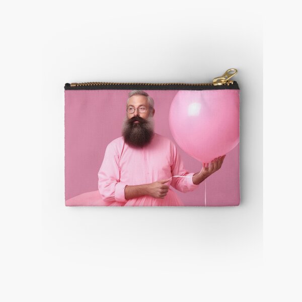 Item preview, Graceful Bearded Dancer with Pink Balloon designed and sold by anytka.