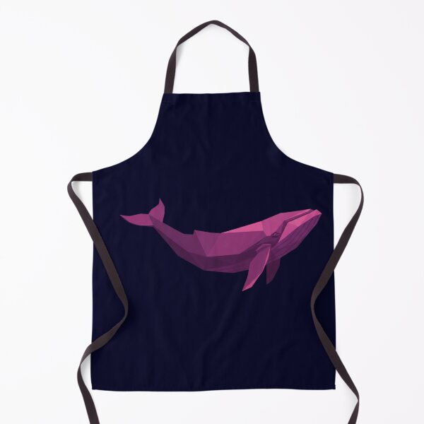 Item preview, Vibrant Magenta Whale Polygonal Design designed and sold by bsbd-action.