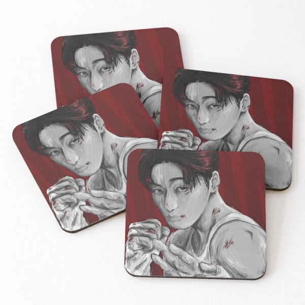 Item preview, "Left Hook, Right Hook" - ATEEZ SAN fighter designed and sold by MintyLix.