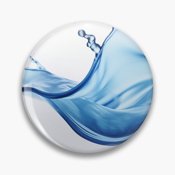Item preview, Blue Water Elegance on White designed and sold by anytka.