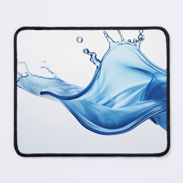 Item preview, Blue Water Elegance on White designed and sold by anytka.