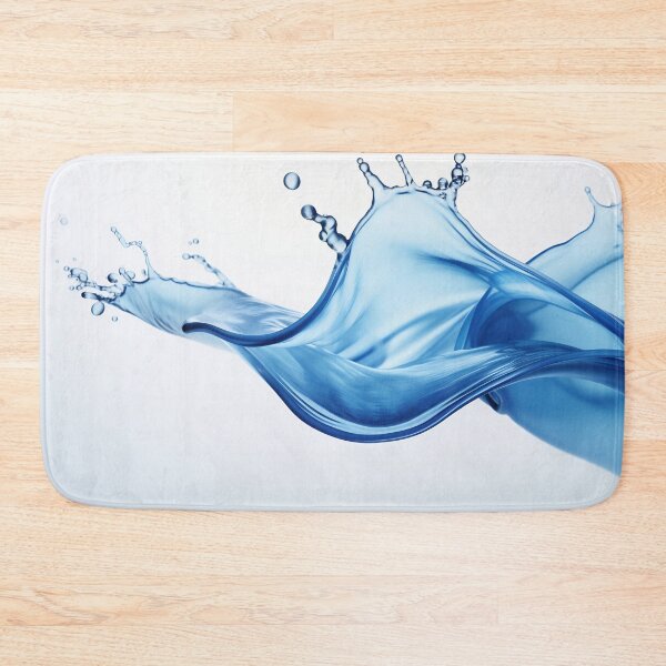 Item preview, Blue Water Elegance on White designed and sold by anytka.